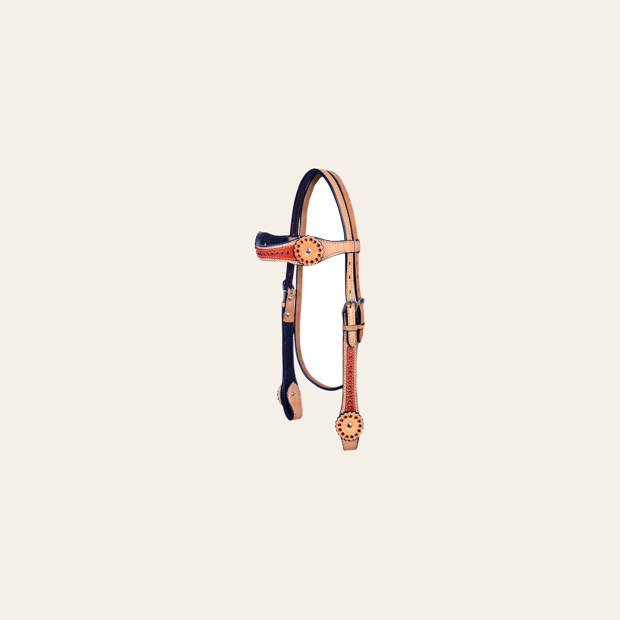 HILASON Western Horse Genuine Leather Headstall | for Horses Headstalls