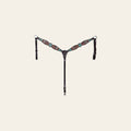 HILASON Western Horse Headstall Breast Collar American Leather Floral
