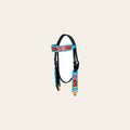 HILASON Western Horse Headstall Tack Genuine American Leather Black
