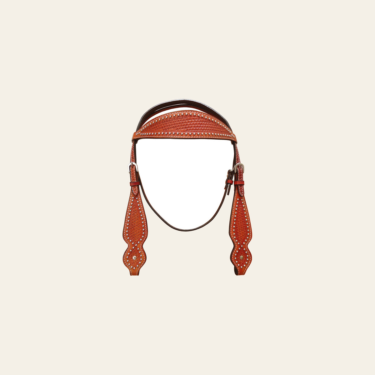 HILASON Western Horse Headstall Bridle American Leather Tan | for Horses Headstalls