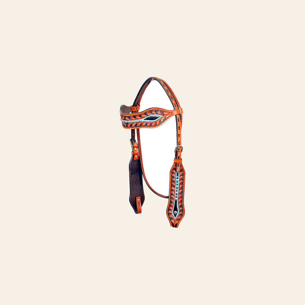 HILASON Western Horse One Ear Headstall Tack Bridle American Leather | for Horses Headstalls