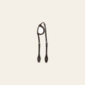 Hilason Western Horse Genuine Leather One Ear Headstall Bridle Engraved GS Concho Brown