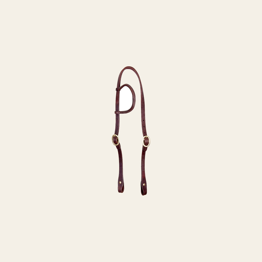 HILASON Western Horse One Ear Headstall Working Tack American Leather | for Horses Headstalls