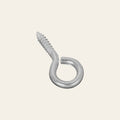 Hilason Western Horse Tack Carbon Steel Wire Screw Eye Zinc Plated