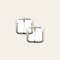 Hilason Western Horse Tack Hardware Wire Belt Buckle Nickel Plated