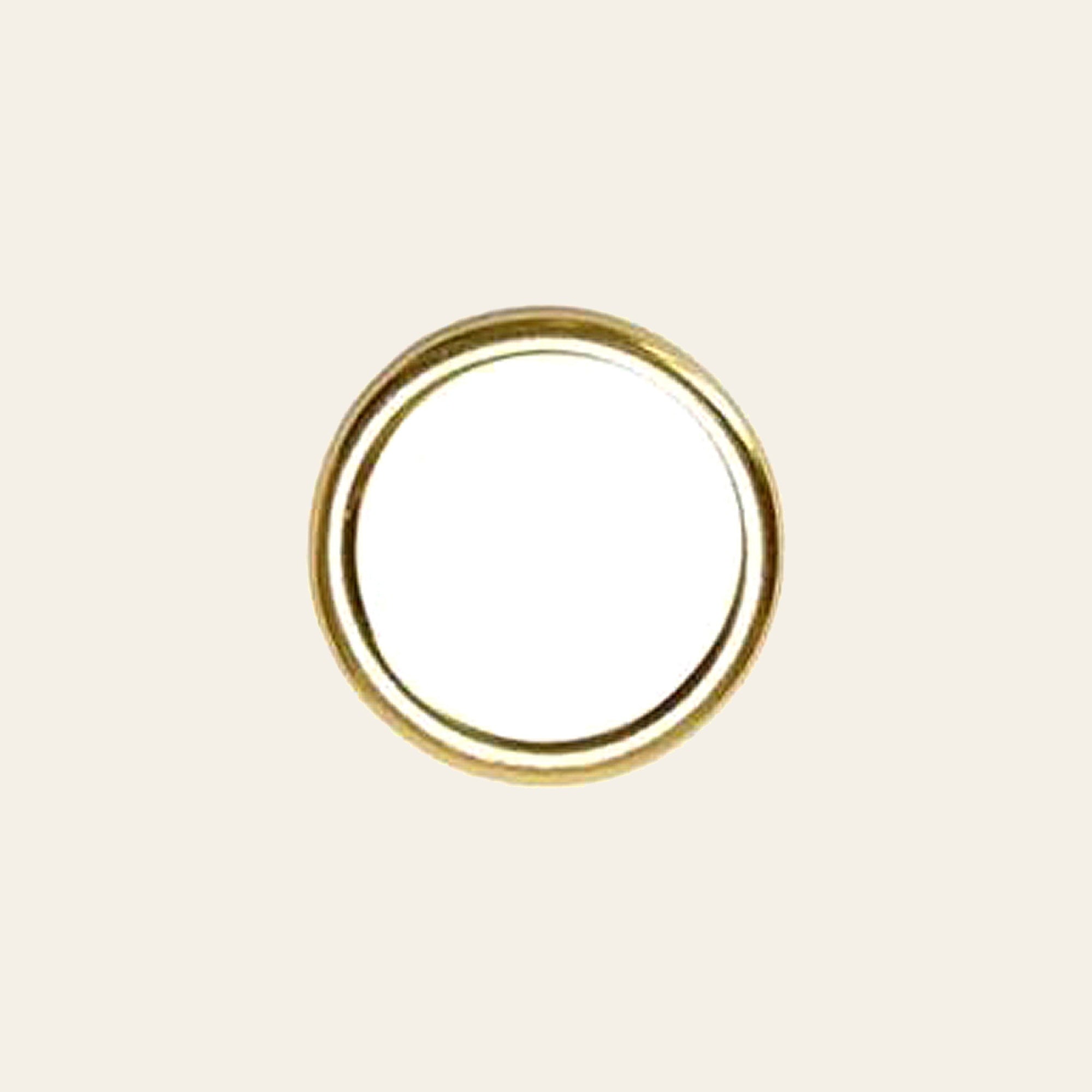Hilason Western Horse Tack Weld Wire Ring Brass Plated
