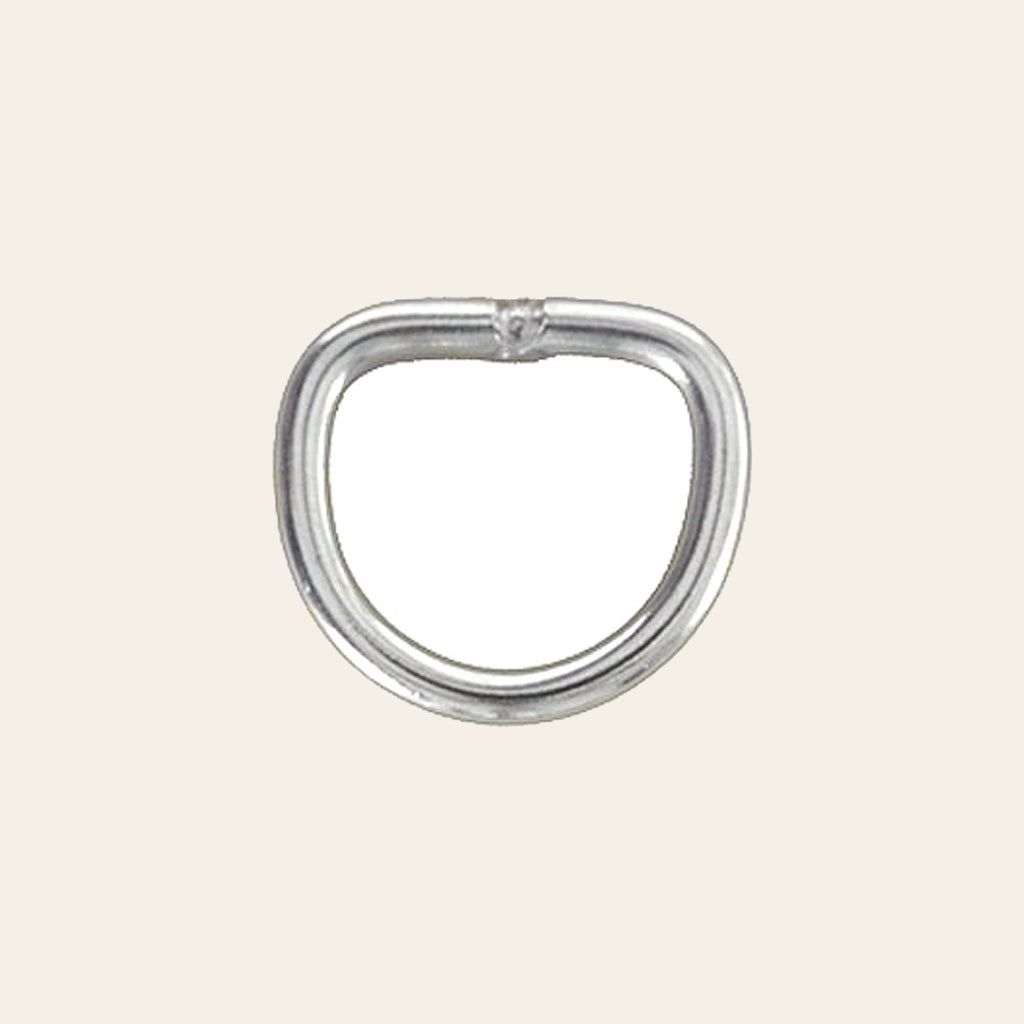 Hilason Western Horse Tack Welded Wire Nickel Plated Dee Ring