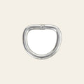 Hilason Western Horse Tack Welded Wire Nickel Plated Dee Ring