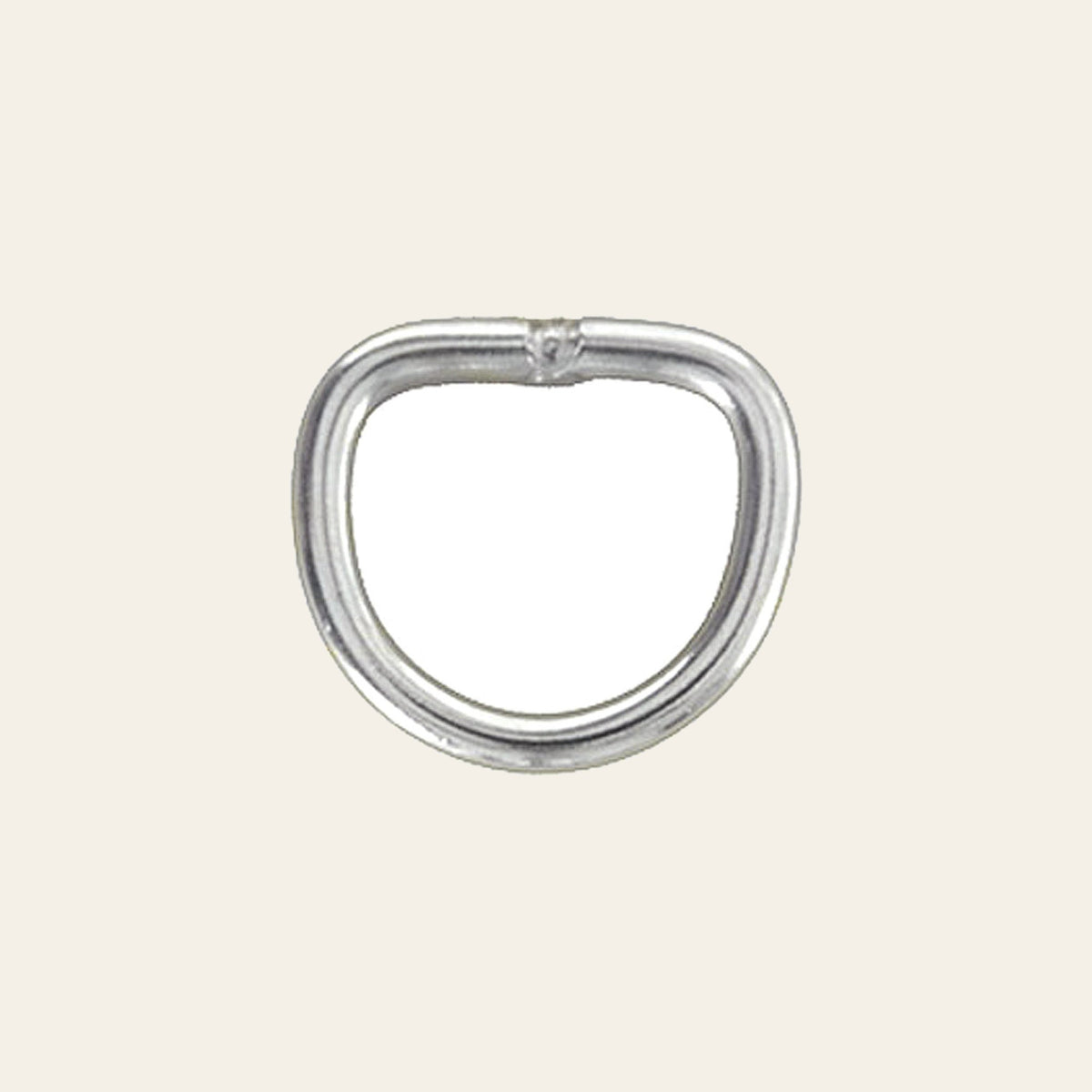 Hilason Western Horse Tack Welded Wire Nickel Plated Dee Ring