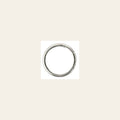 Hilason Western Horse Tack Welded Wire Ring Nickel Plated