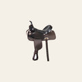 Hilason Horse Barrel Trail Pleasure Endurance Synthetic Saddle Brown