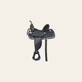 Hilason Horse Barrel Trail Pleasure Endurance Synthetic Saddle Black