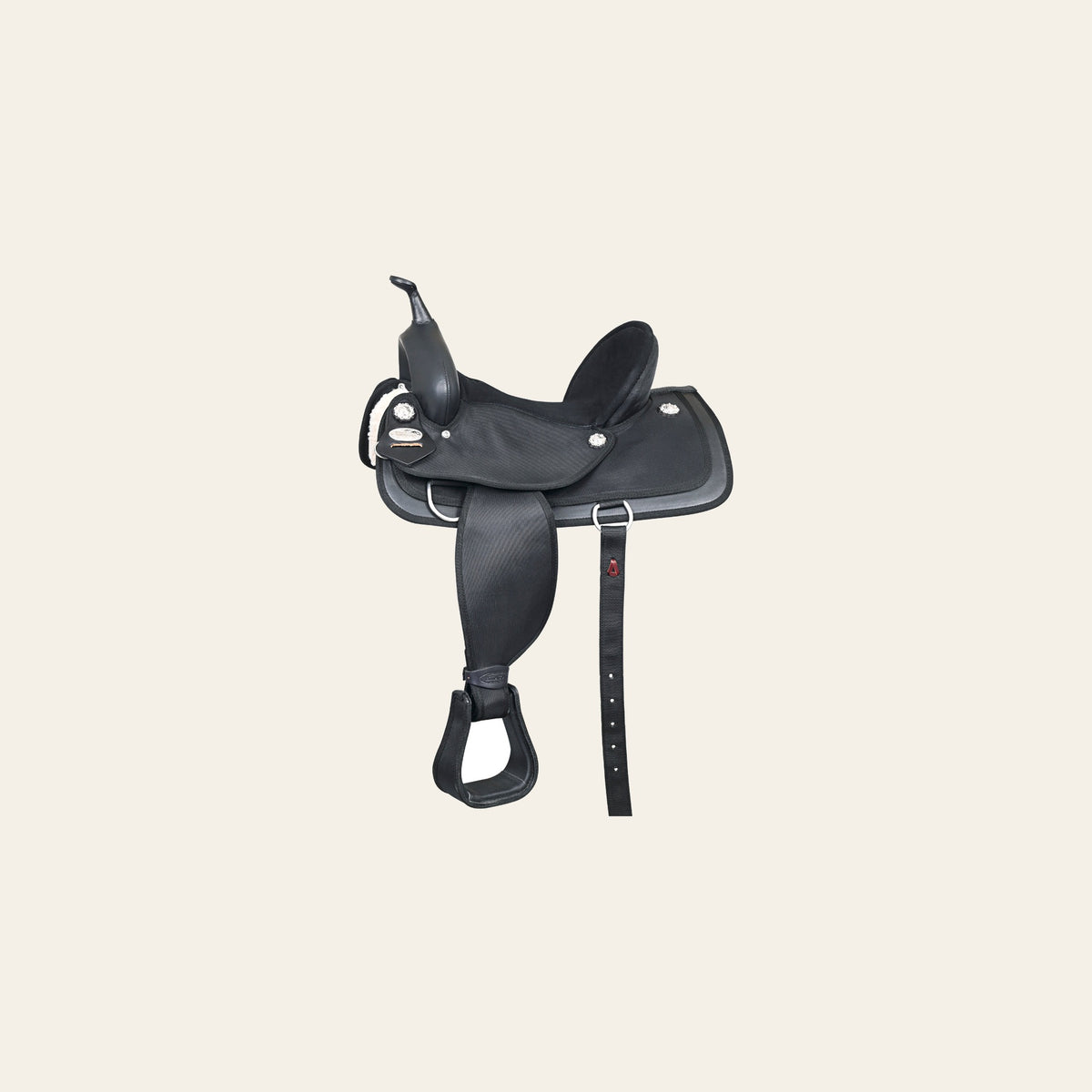 Hilason Horse Barrel Trail Pleasure Endurance Synthetic Saddle Black