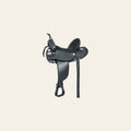 Hilason Horse Barrel Trail Pleasure Endurance Synthetic Saddle Black