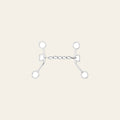 HILASON Western Light Fixed Cheek Chain Bit Stainless Steel for Training | Horse Bits Walking Equine for horses