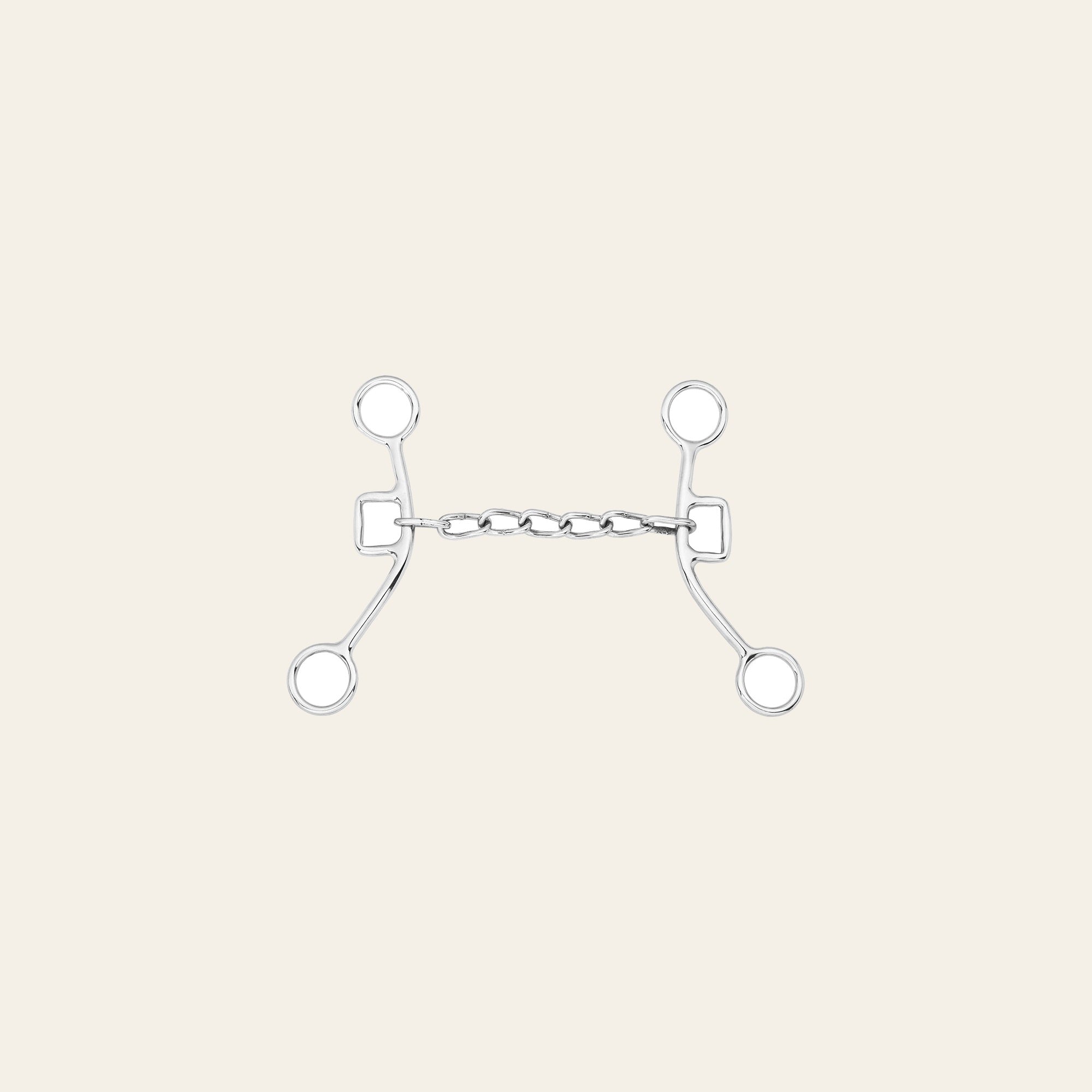 HILASON Western Light Fixed Cheek Chain Bit Stainless Steel for Training | Horse Bits Walking Equine for horses