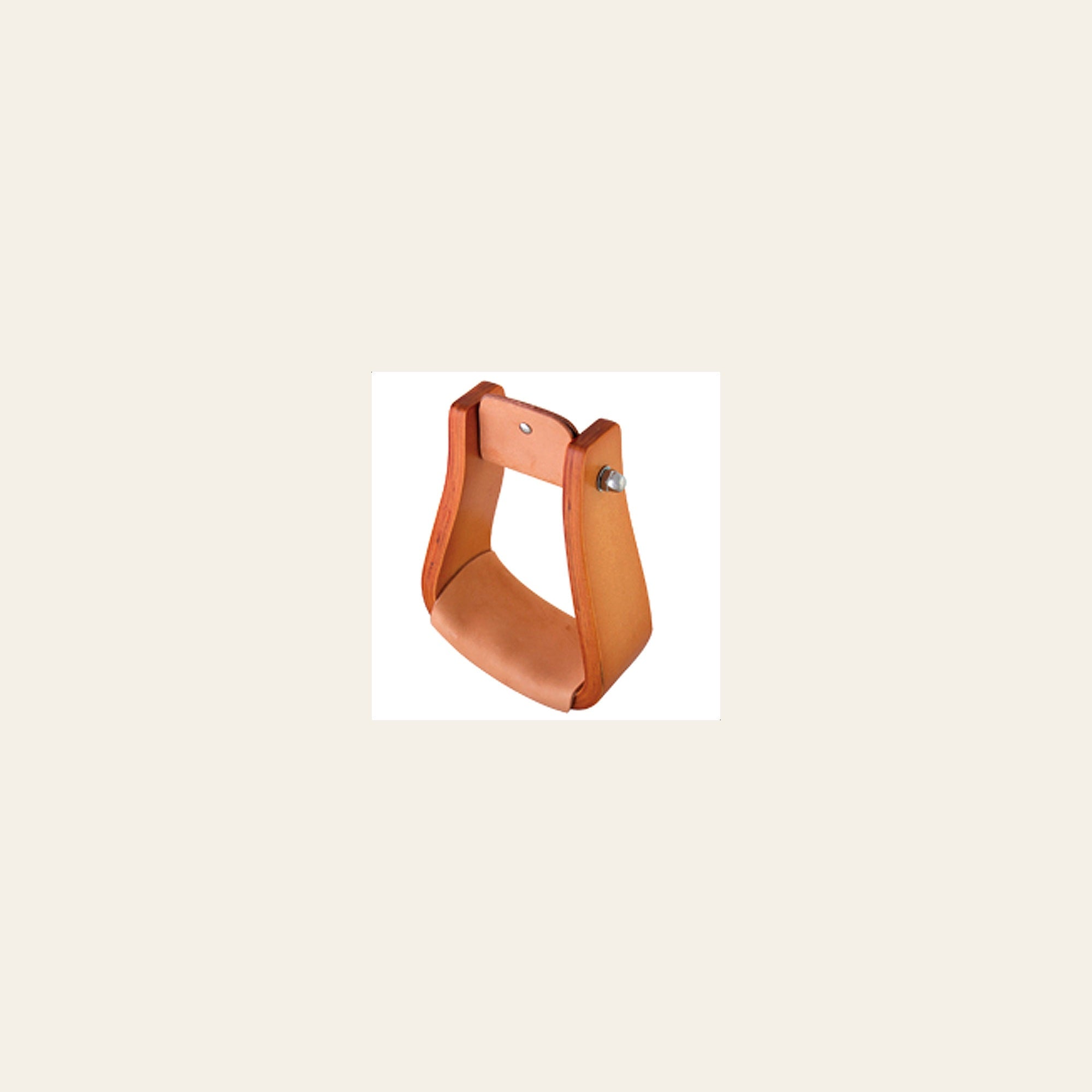 Hilason Western Tack Wooden Horse Saddle Stirrups Slanted With Leather