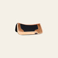 HILASON Western Wool Felt Horse Saddle Pad W/ Distressed Wear Leather | for Horses