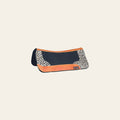 HILASON Western Wool Felt Horse Saddle Pad W/ Distressed Wear Leather | for Horses