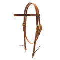 Hilason Western Leather Mule Headstall Durable Style Bridle with Adjustable Fit