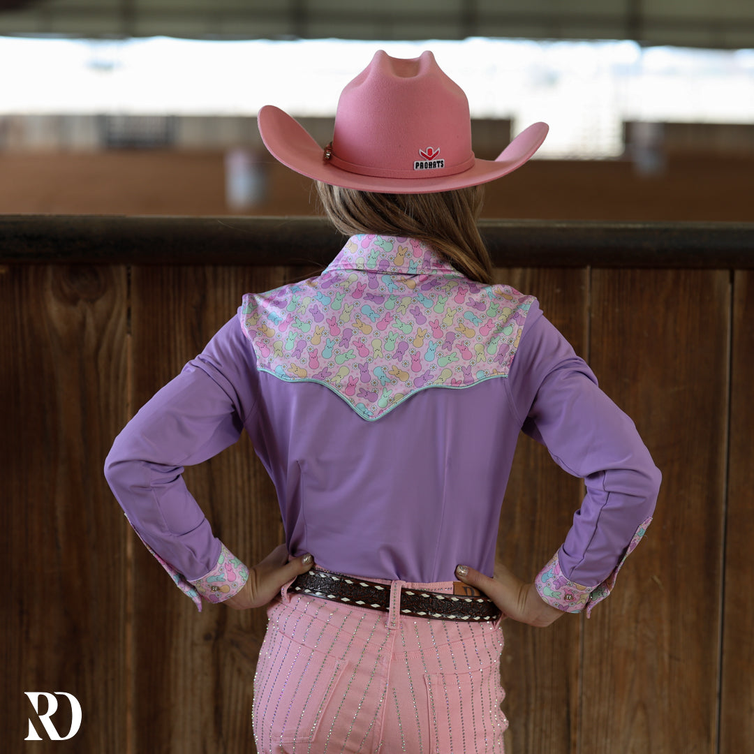 *youth* Howdy Peeps Rodeo Shirt — view 4