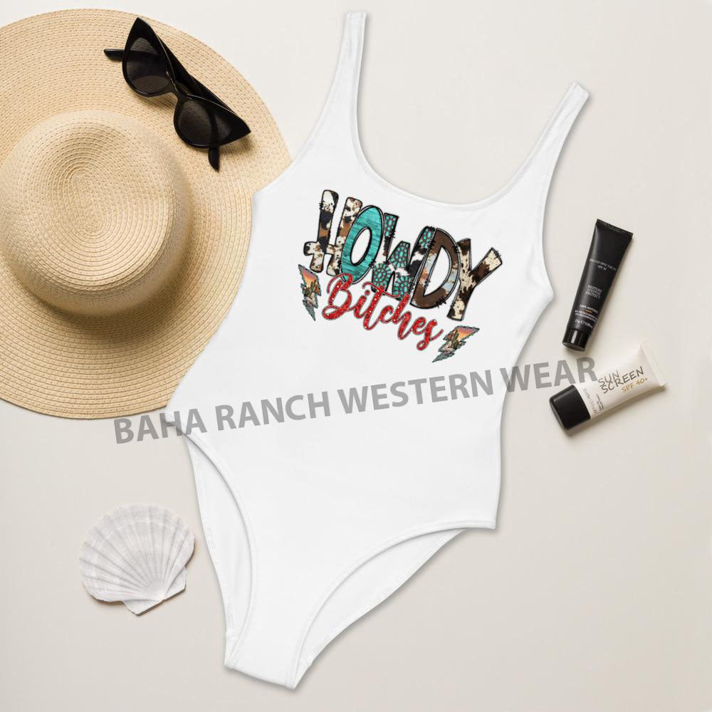Yeehaw Howdy Bitches Swimsuit by Baha Ranch Western Wear