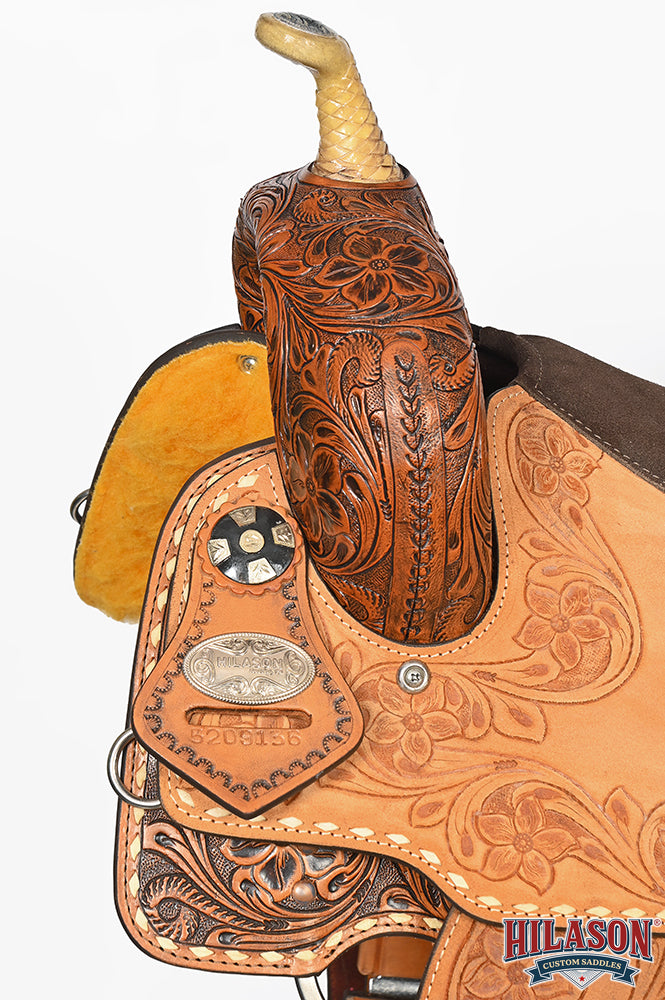 Hilason 15-Inch Western Saddle, Model HSBW106