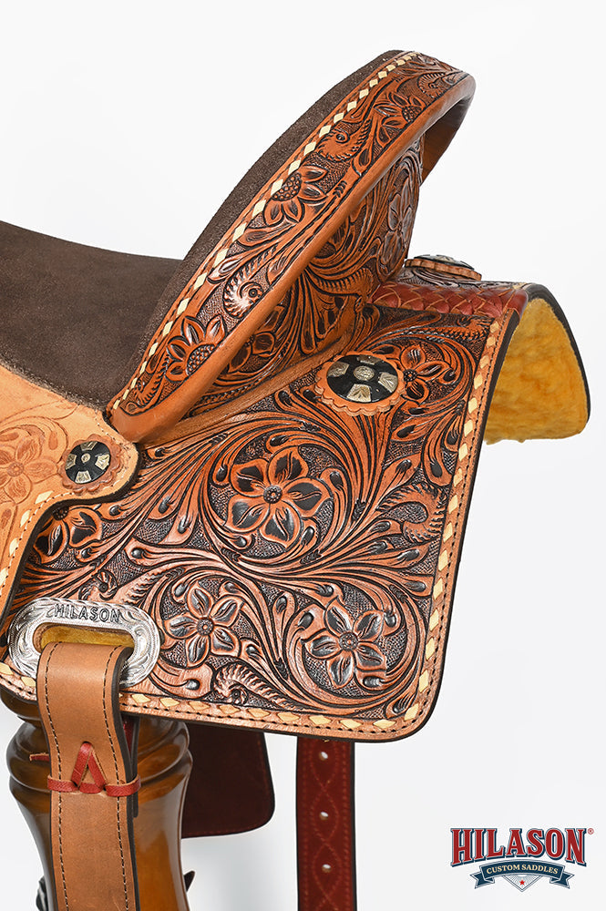 Hilason 15-Inch Western Saddle, Model HSBW106