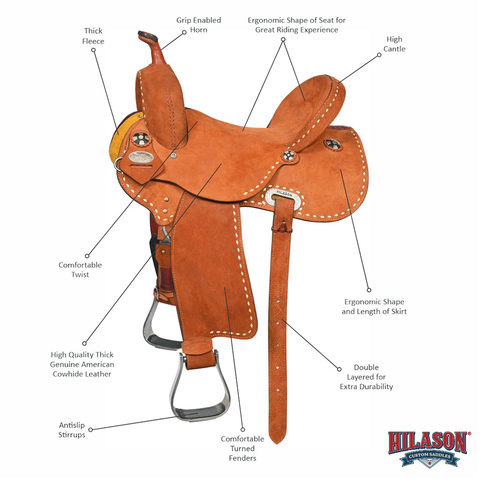 Hilason Western Saddle HSBW109-15