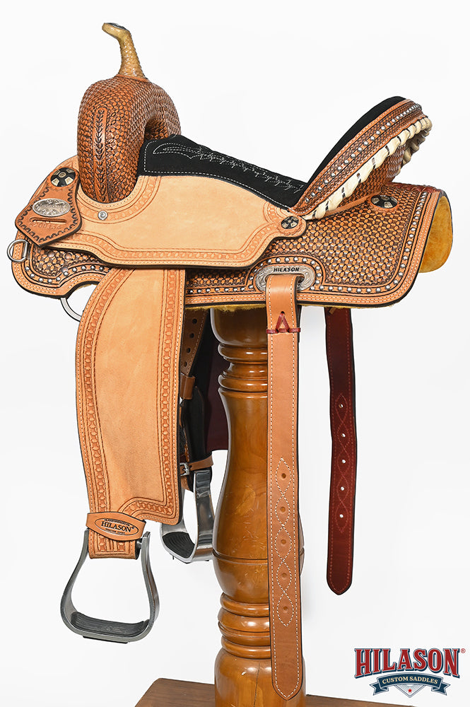 Hilason 15-Inch Western Saddle, Model HSBW110
