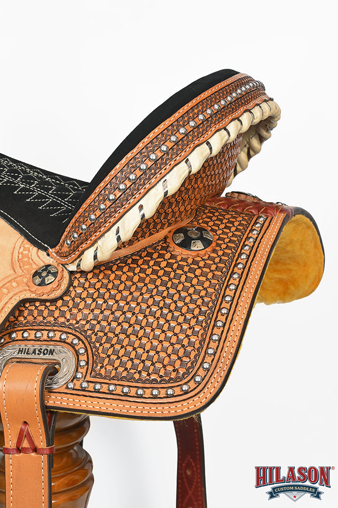 Hilason 15-Inch Western Saddle, Model HSBW110