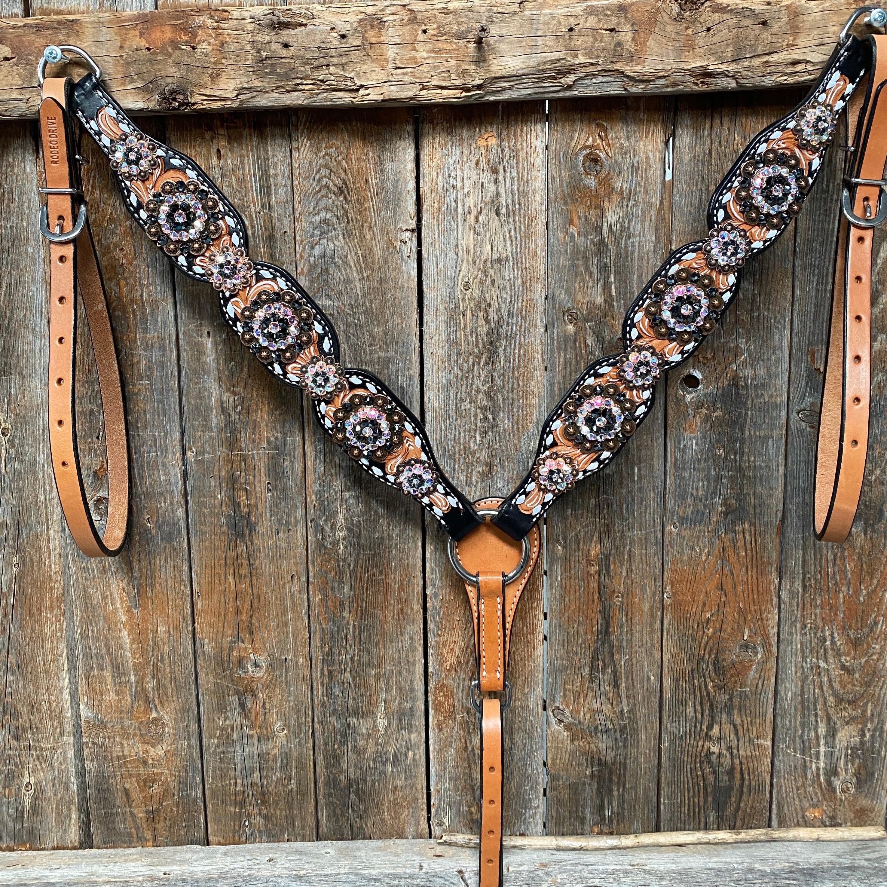 Browband/One Ear & Breastcollar Set #BBBC413 — view 9