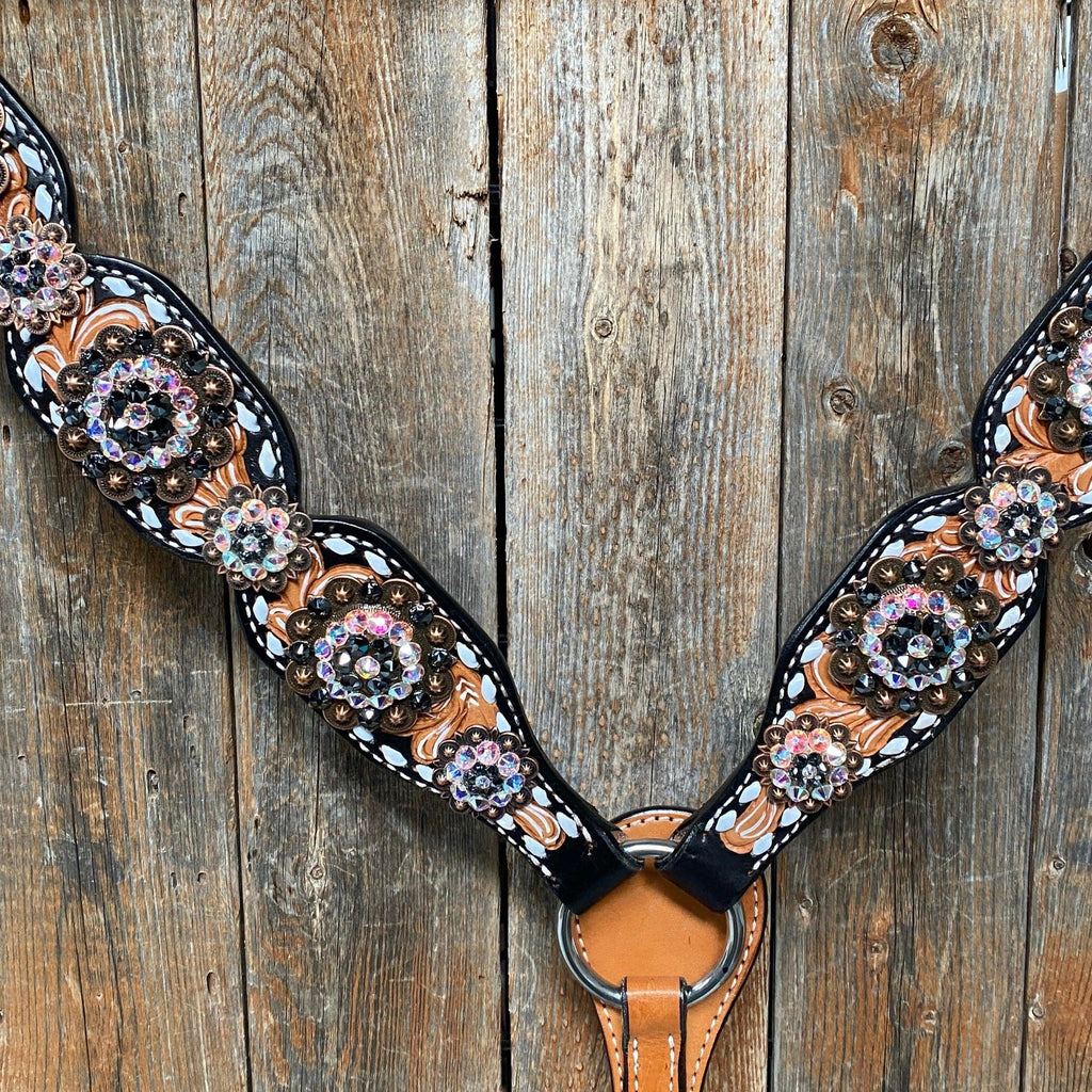 Browband/One Ear & Breastcollar Set #BBBC413 — view 11
