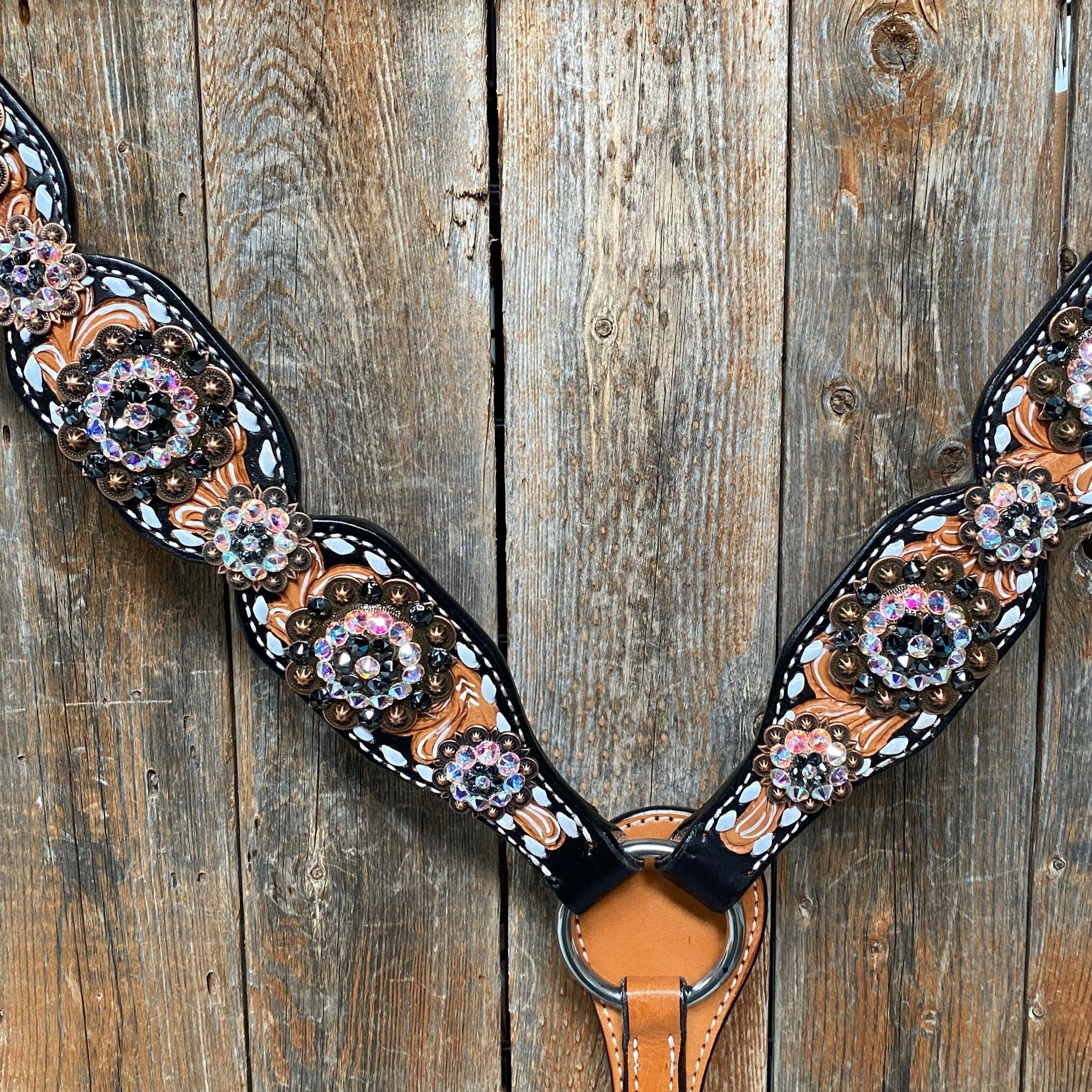 Browband/One Ear & Breastcollar Set #BBBC413 — view 11