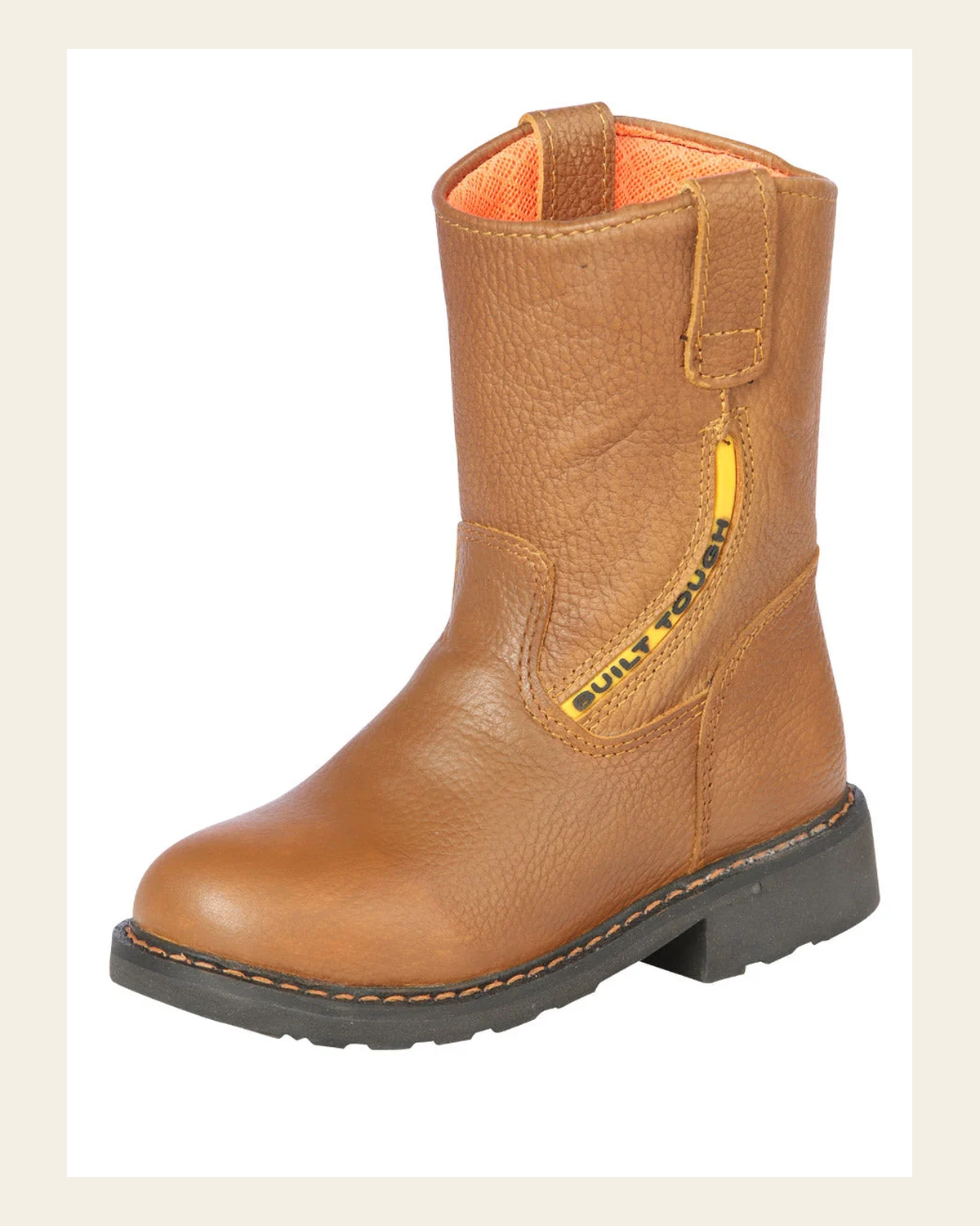 Jar Boots Kid's Rodeo Boot - Honey 126589 on a warm cream background