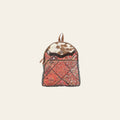 OHLAY Backpack Hand Tooled Upcycled Canvas Hair-On Genuine Leather Women Bag Western Handbag Purse Womens Handbags