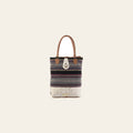 OHLAY KB304 TOTE Upcycled Wool Canvas Hair-on Genuine Leather women bag western handbag purse
