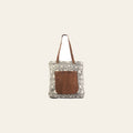 OHLAY KB305 TOTE Upcycled Canvas Genuine Leather women bag western handbag purse