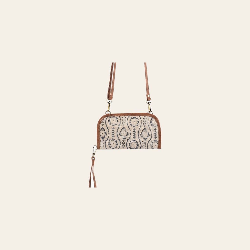 OHLAY Cross Body Upcycled Wool Genuine Leather Women Bag Western Handbag Purse Womens Handbags Belt for Canvas Purses Summer