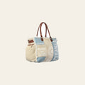 OHLAY KB327 TOTE Upcycled Canvas Genuine Leather women bag western handbag purse