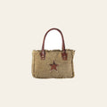 OHLAY KB332 TOTE Upcycled Canvas Genuine Leather women bag western handbag purse