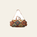 OHLAY Cross Body Upcycled Canvas Genuine Leather Women's Bag Western Handbag Purse | Womens Handbags Belt for Women Summer