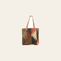 OHLAY KB345 TOTE Upcycled Wool Genuine Leather women bag western handbag purse