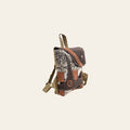 OHLAY Backpack Upcycled Canvas Hair-On Genuine Leather Women Bag Western Handbag Purse Womens Handbags Belt for Purses Summer