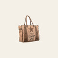 OHLAY KB408 TOTE Upcycled Canvas Genuine Leather women bag western handbag purse