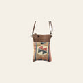 OHLAY CrossBody Upcycled Wool Canvas Genuine Leather Women Bag Western Handbag Purse | Womens Handbags Belt for Purses Summer