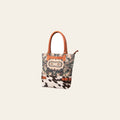 OHLAY KB462 TOTE Upcycled Canvas Hair-on Genuine Leather women bag western handbag purse
