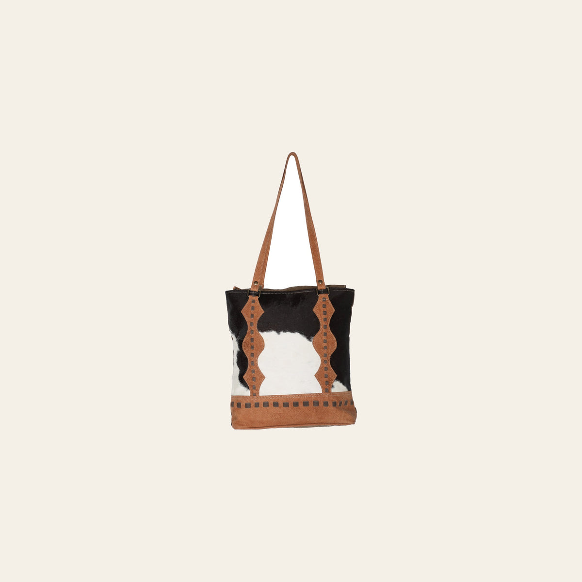 OHLAY KB607 TOTE Hair-on Genuine Leather women bag western handbag purse