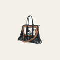 OHLAY KBG230 TOTE Hand Tooled Hair-on Genuine Leather women bag western handbag purse