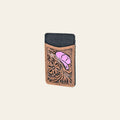 OHLAY Card Holder Hand Tooled Genuine Leather Women Bag Western Handbag Purse | for